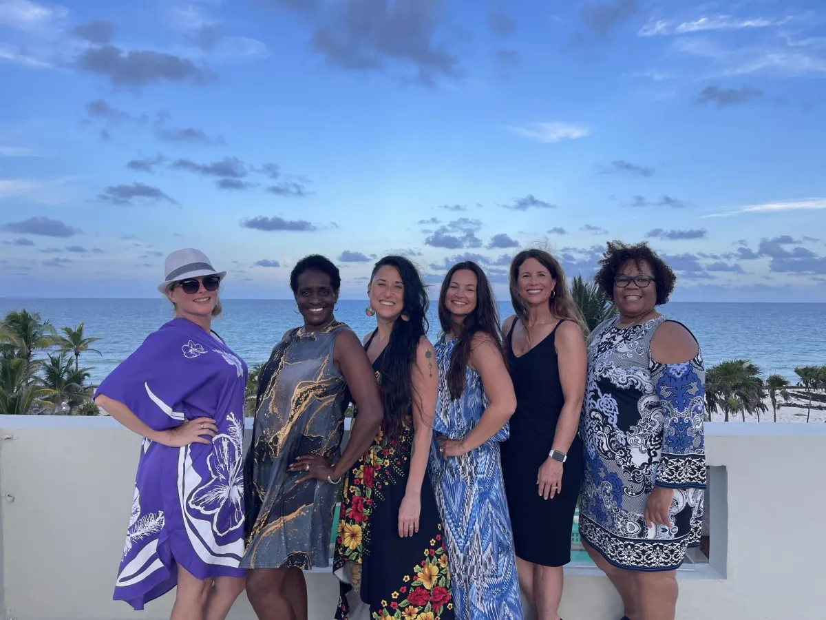 Women sharing honest reflections in an open, supportive circle
