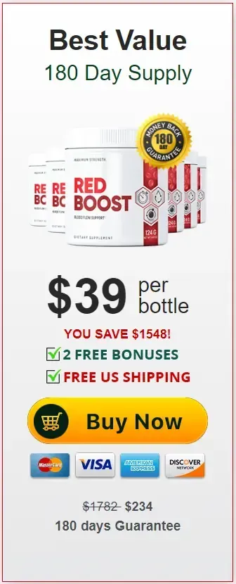 redboost 180 days supply