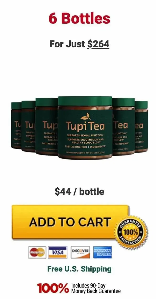 Tupi Tea pricing table