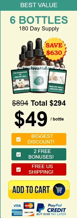 RevaNail pricing table