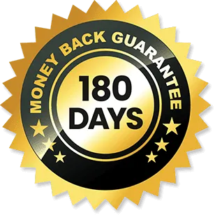 180 days money back guarantee