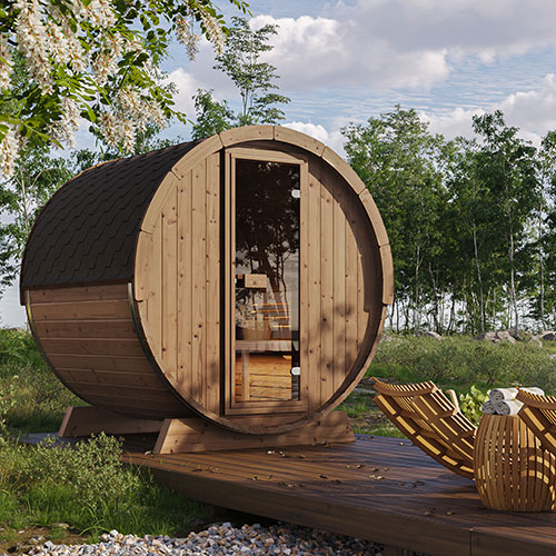 barrel saunas from World Sauna Group