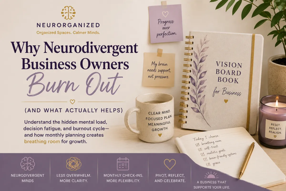 How Neurodivergence Impacts Business Planning (And Why Traditional Planners Often Fail Entrepreneurs)