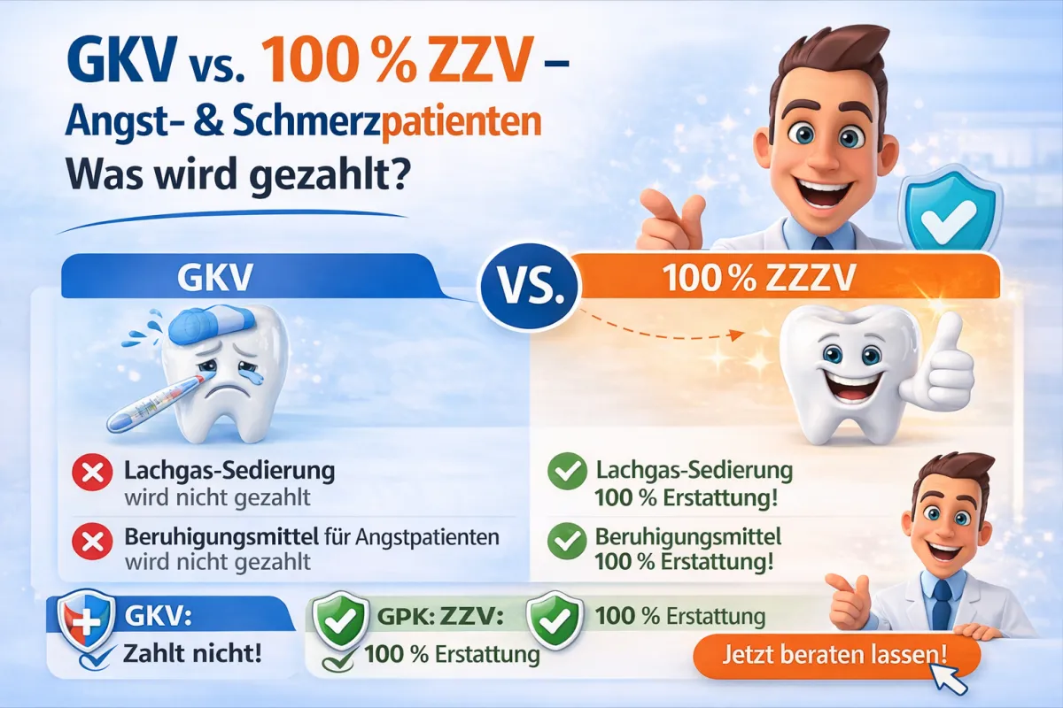 Zahnzusatzversicherung für Angstpatienten in Regensburg und Neutraubling – entspannt zum Zahnarzt