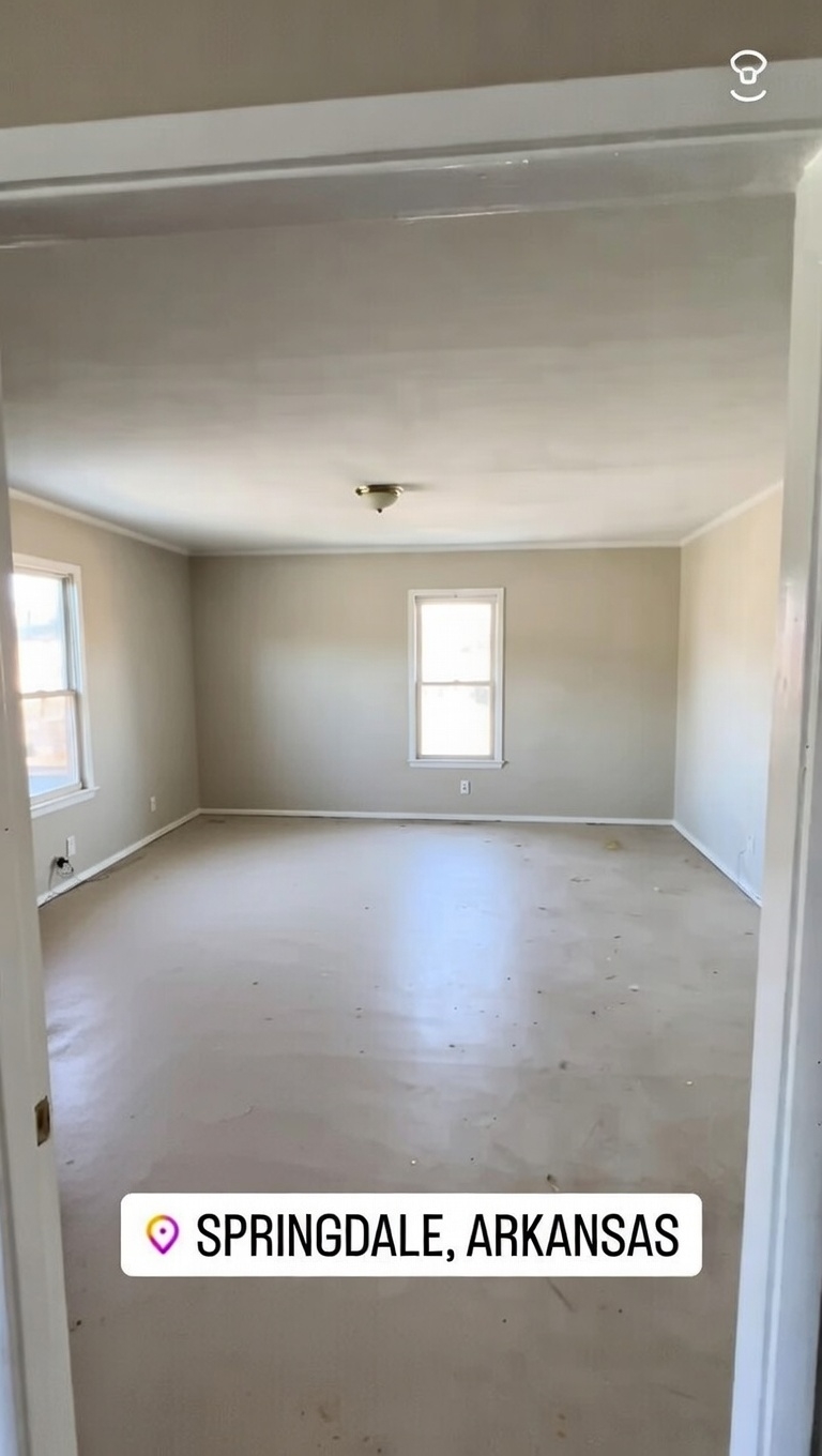 Clutter after professional junk removal in Springdale, AR