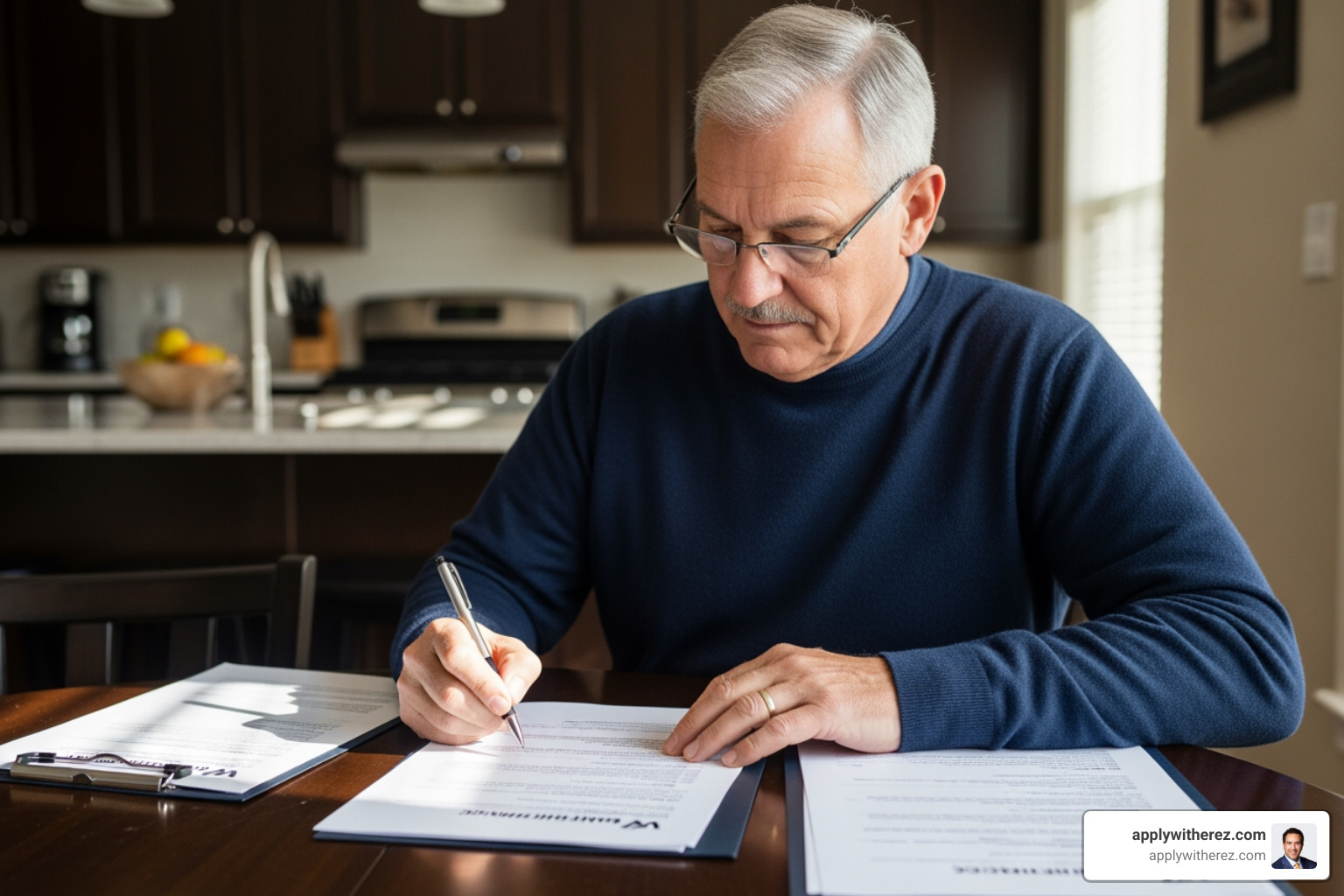 30 year VA streamline refinance paperwork and veteran homeowner