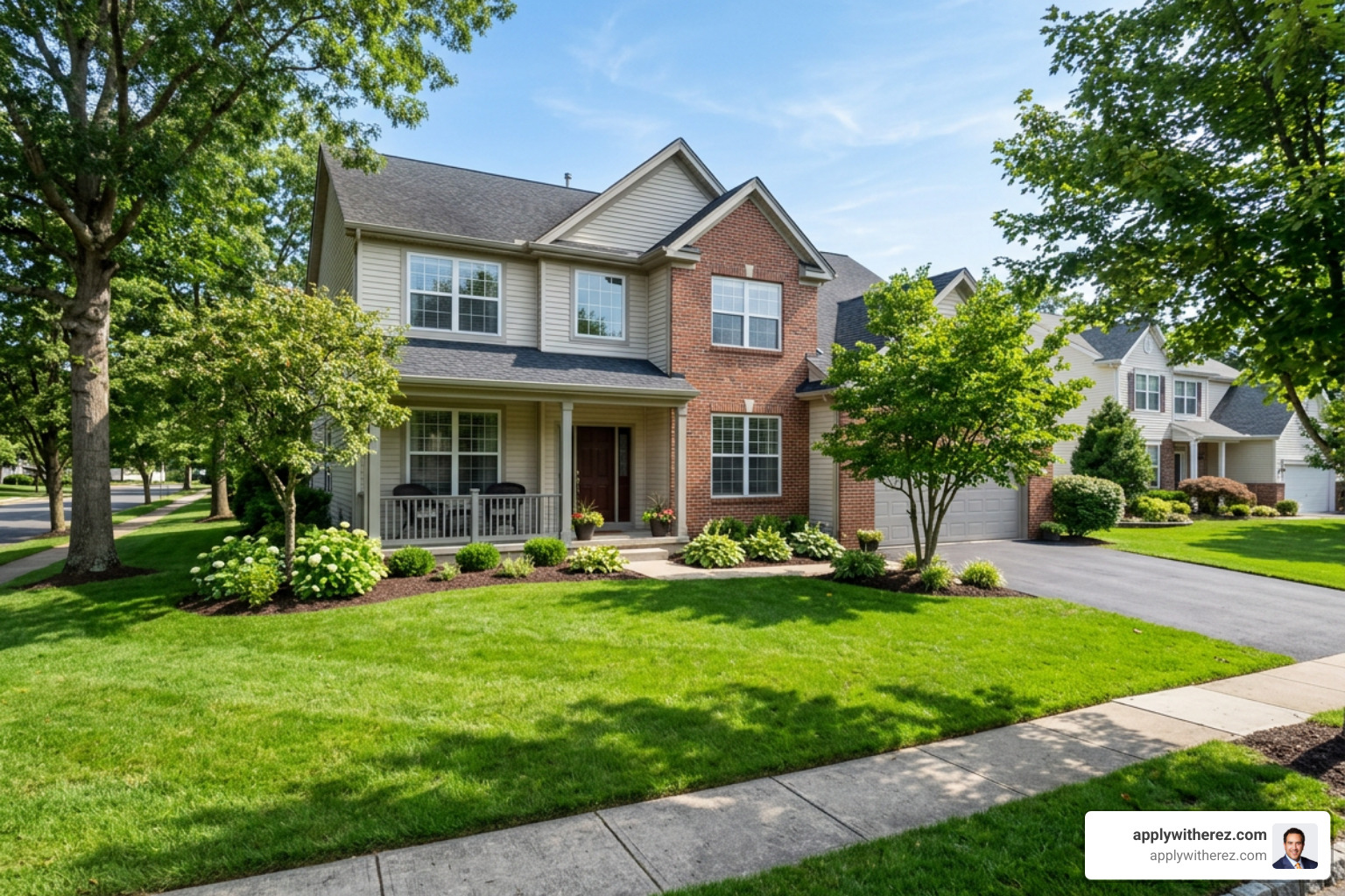 Single-family home in suburban New Jersey representing home equity options
