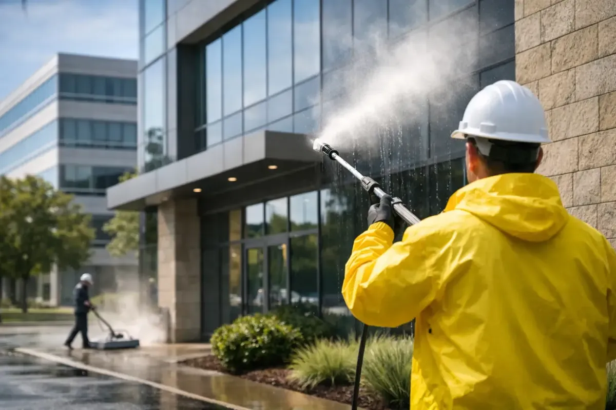 Commercial Exterior Cleaning That Protects Value