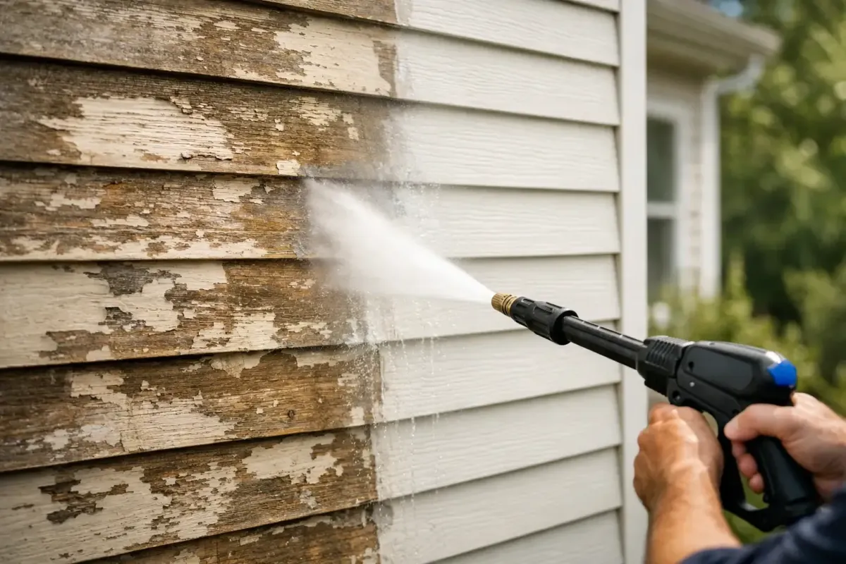 Why Paint When You Can Pressure Wash?