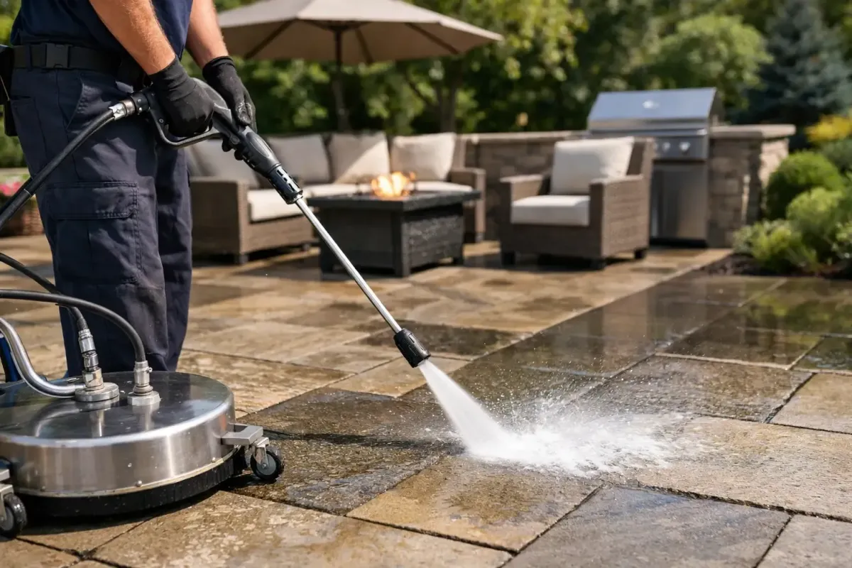 Patio Pressure Washing Service That Lasts