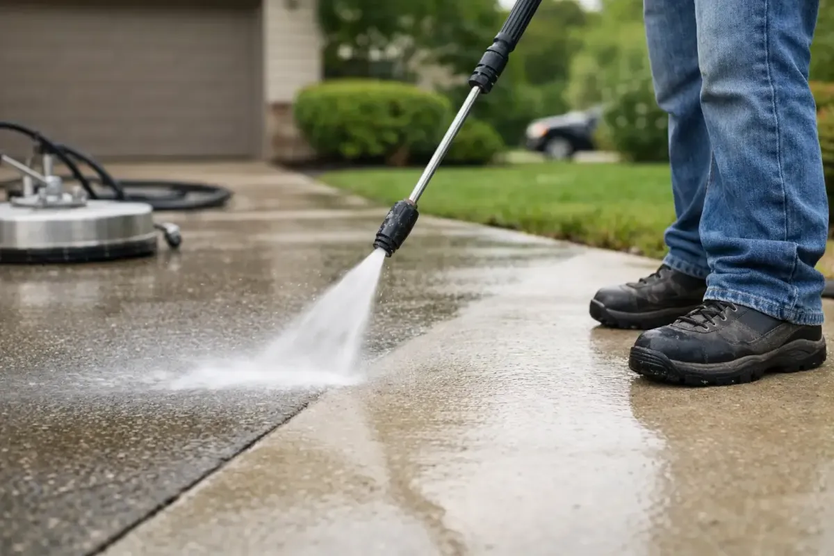 How to Clean Concrete Driveway the Right Way