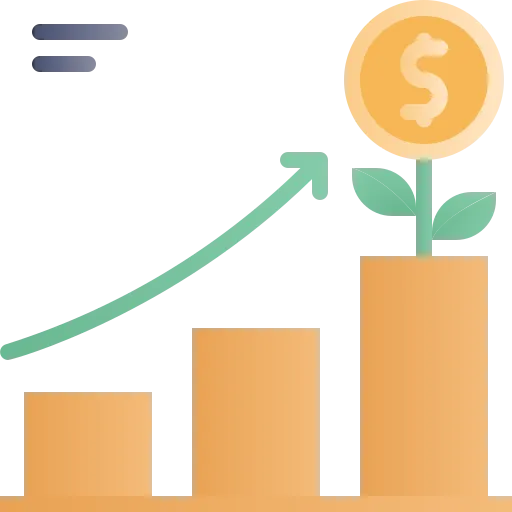 Icon representing under $300k revenue