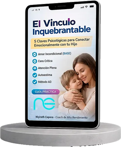 Book and phone mockup El Vinculo Inquebrantable