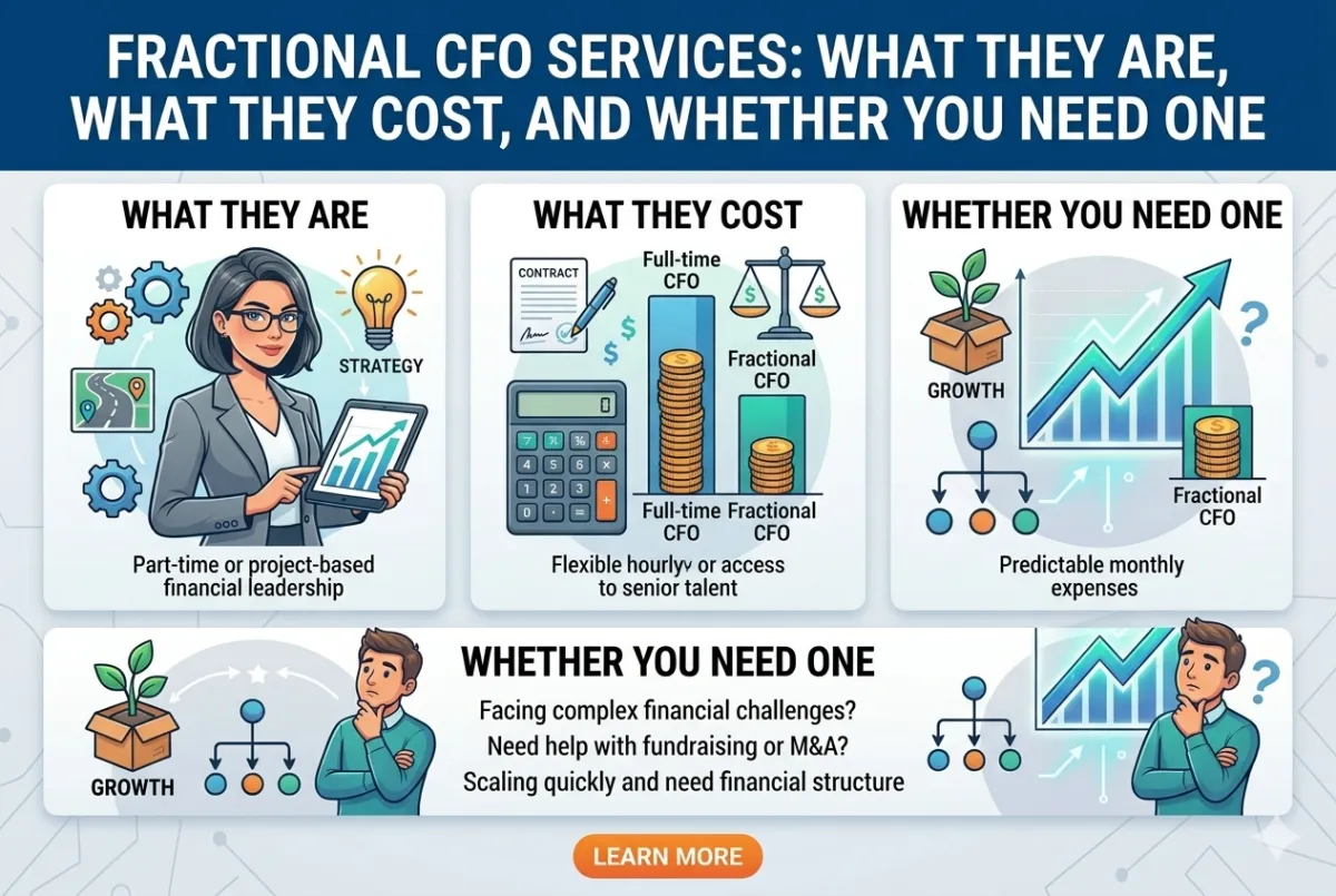 Fractional CFO Services: What They Are, What They Cost, and Whether You Need One