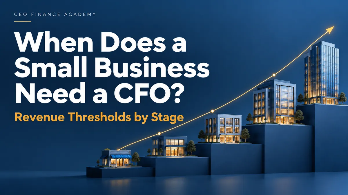 When Does a Small Business Need a CFO? Revenue Thresholds by Stage