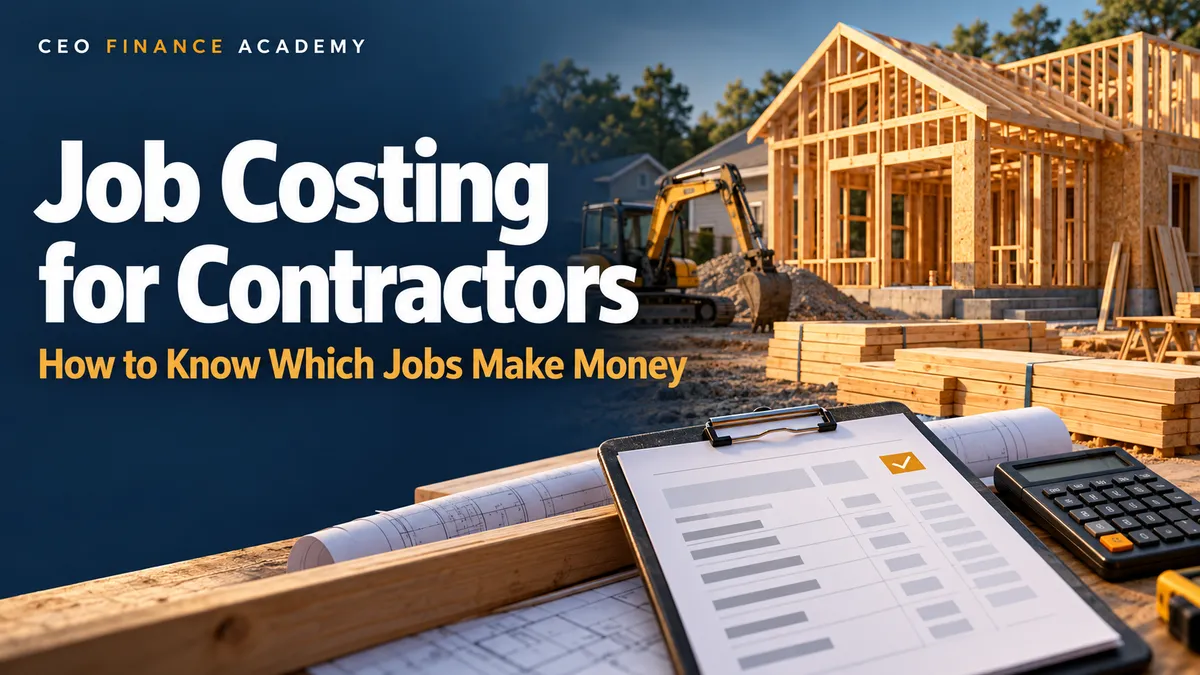 Job Costing for Contractors: How to Know Which Jobs Make Money