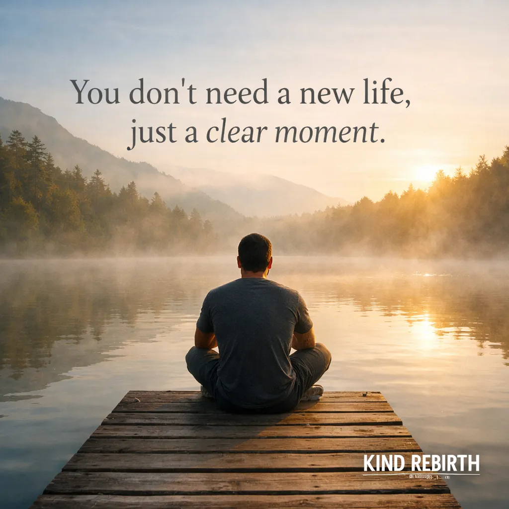 You Don’t Need a New Life, Just a Clear Moment