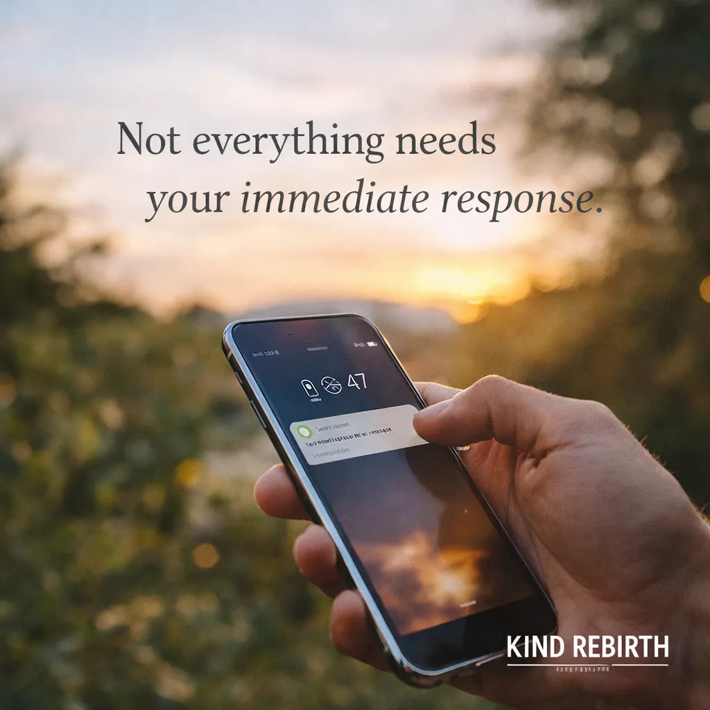 Not Everything Needs Your Immediate Response