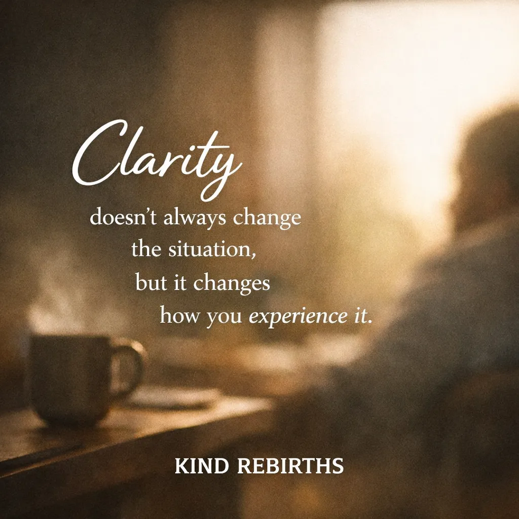 What Clarity Changes (Even When Nothing Else Does)