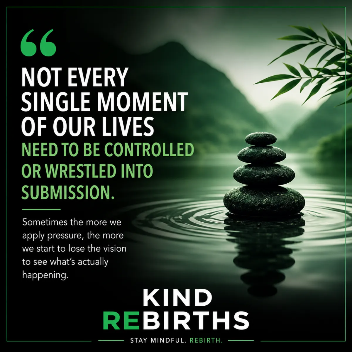 Wu Wei and the Exhaustion of Forcing Everything