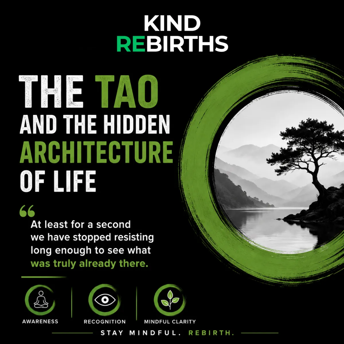 The Tao and the Hidden Architecture of Life