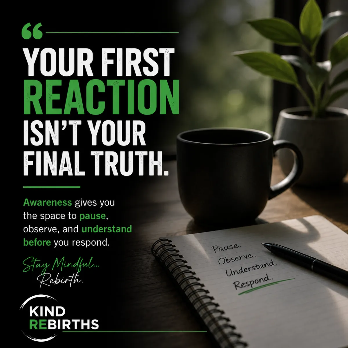 Your First Reaction Isn’t Your Final Truth