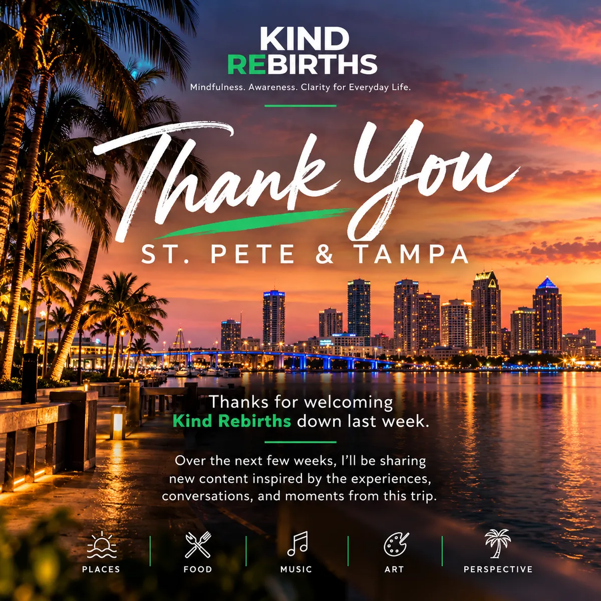 Thank you, St. Pete and Tampa