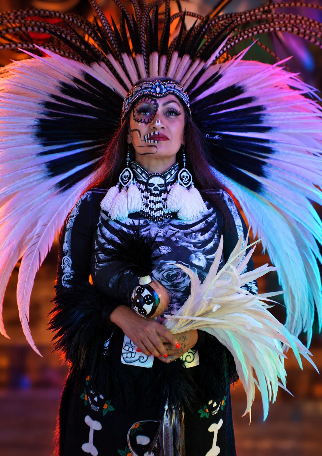 Archival photograph of Maestra Xochitl