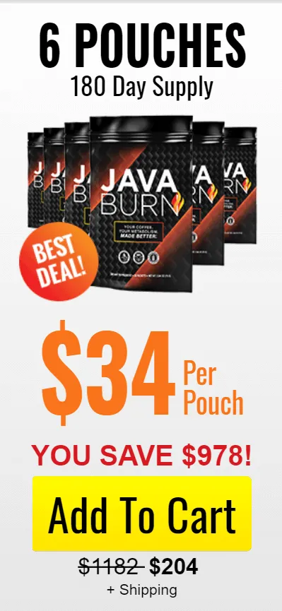 Java Burn 6 Pouches