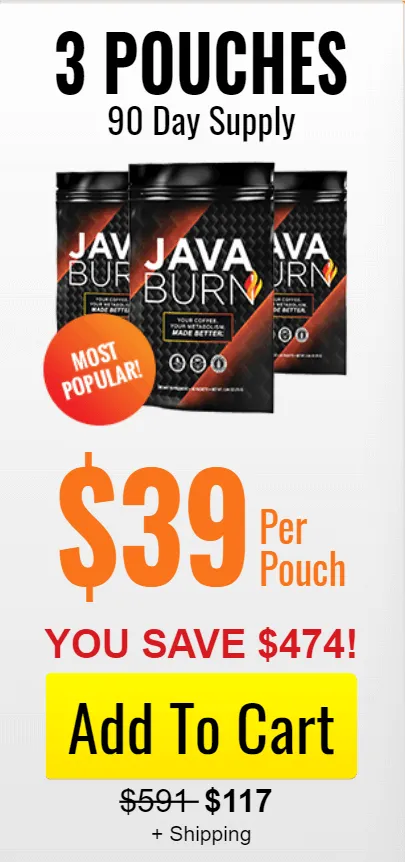 Java Burn 3 Pouches