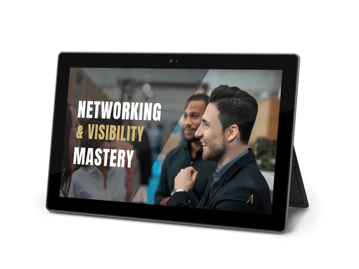 Leadership professional environment in warm lighting