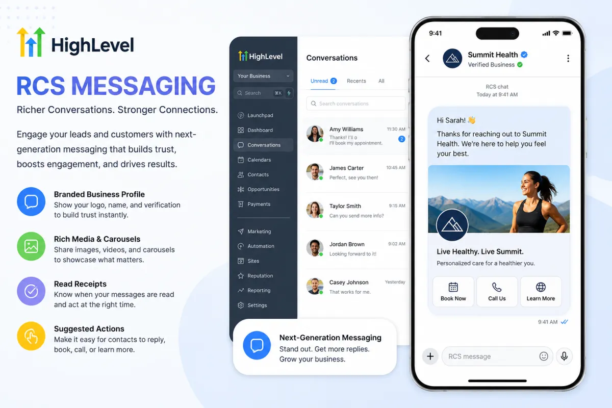 GoHighLevel RCS Messaging
