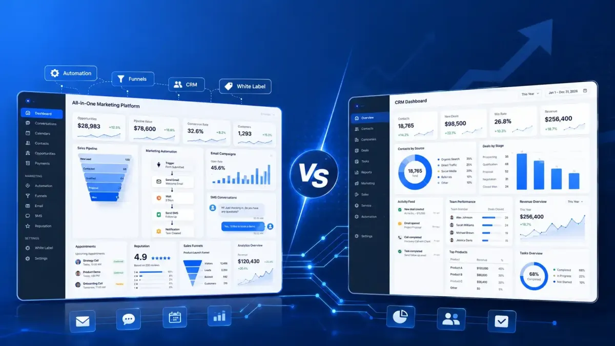 GoHighLevel HubSpot Comparison