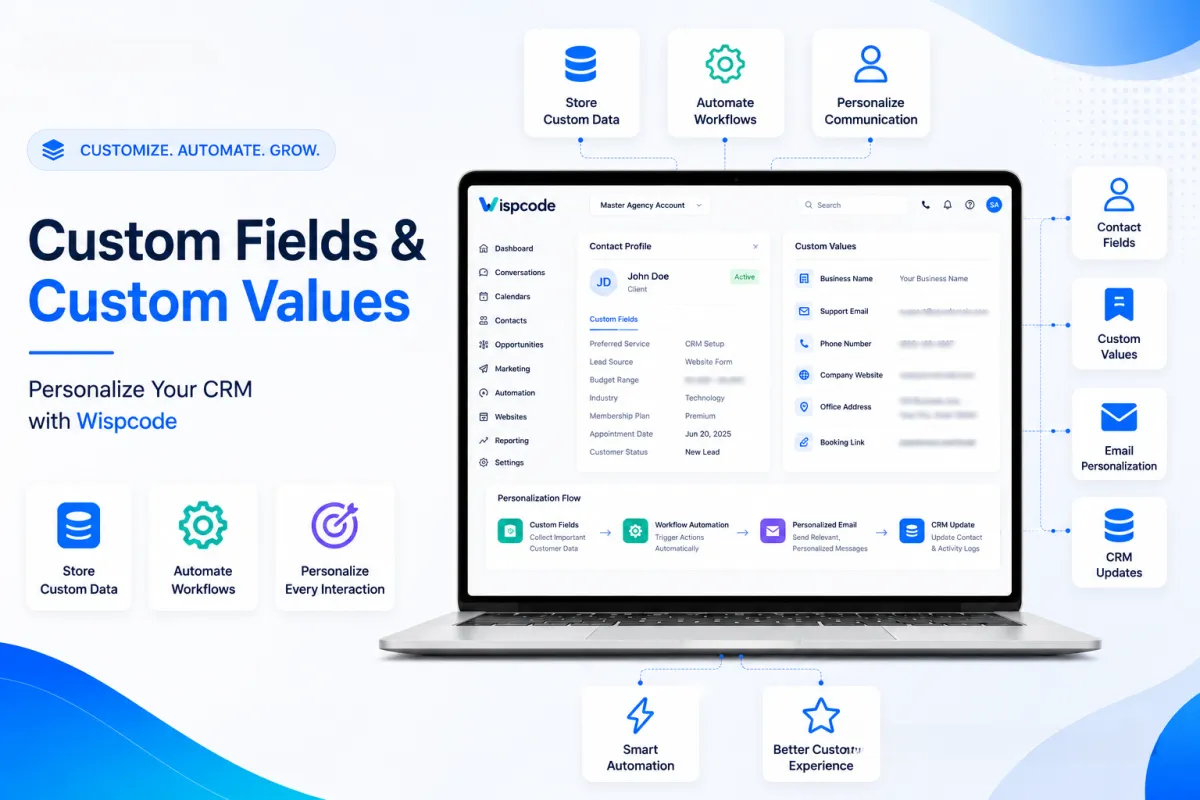 GoHighLevel Custom Fields & Custom Values: Complete Setup Guide for Better CRM Automation