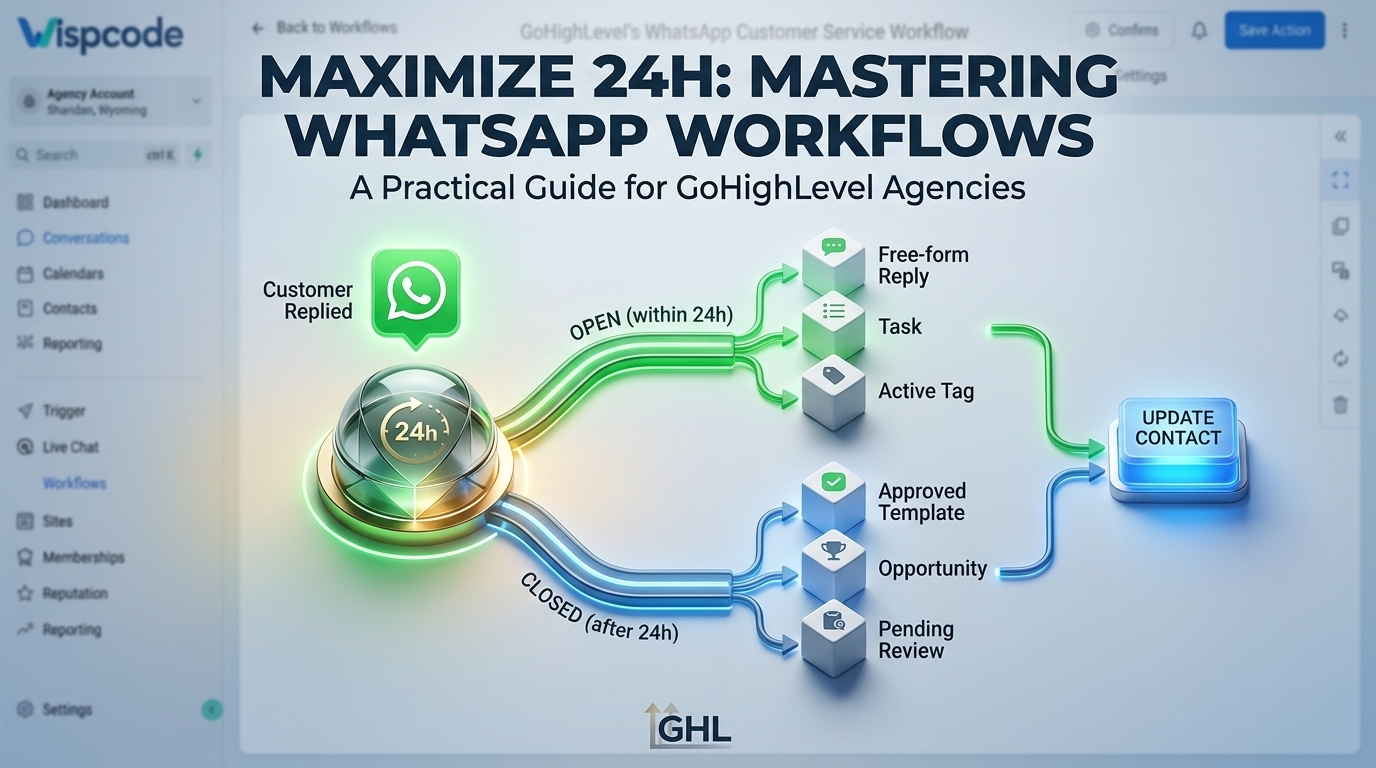 GoHighLevel WhatsApp conversation workflow