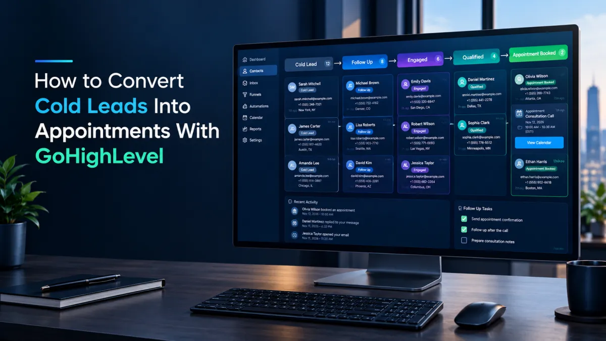 Turning Cold Leads Into Appointments With GoHighLevel