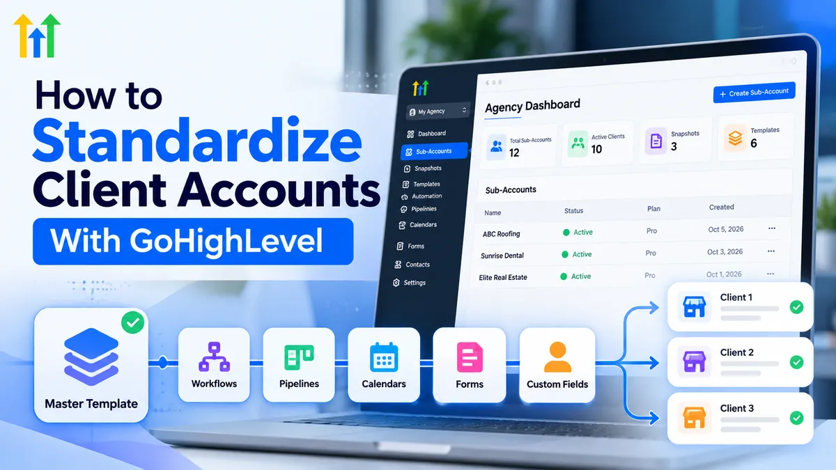 How to Standardize Client Accounts With GoHighLevel