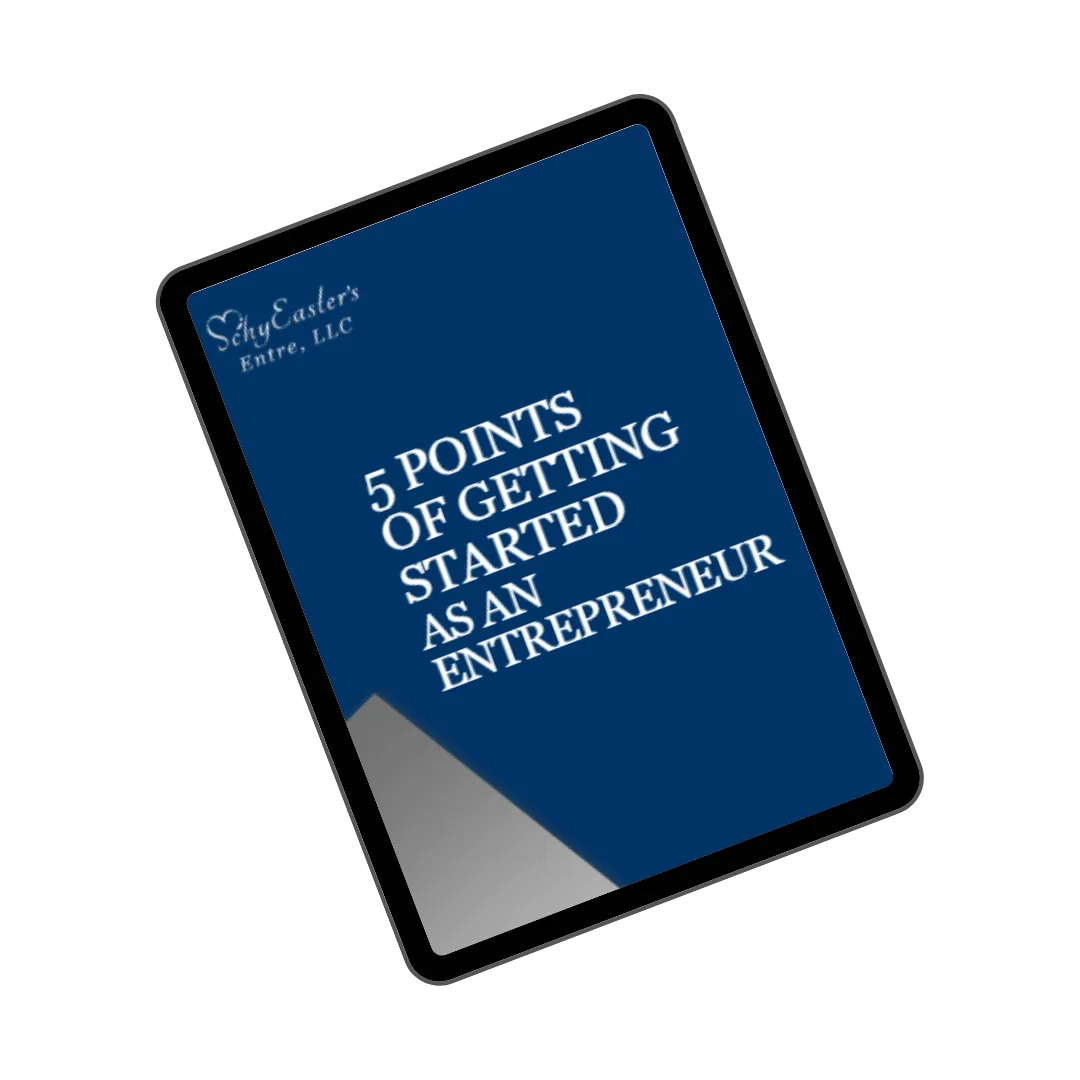 Cover of the free Entrepreneur Starter Guide in a modern and professional design.