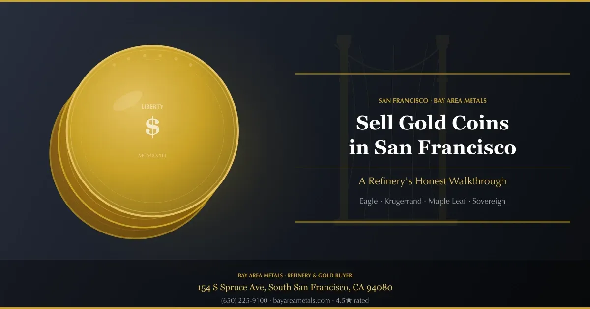 Sell Gold Coins in San Francisco: A Refinery's Honest Walkthrough