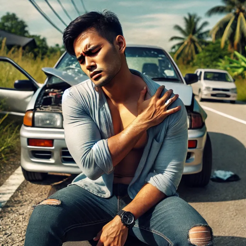 rawatan kecederaan kemalangan kenderaan