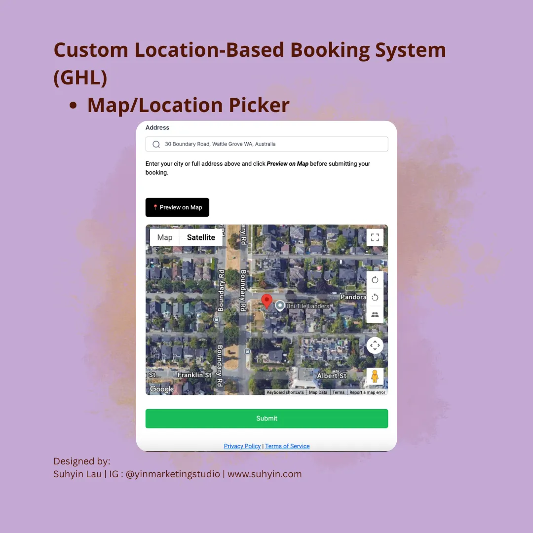 custom-location-based-booking-system