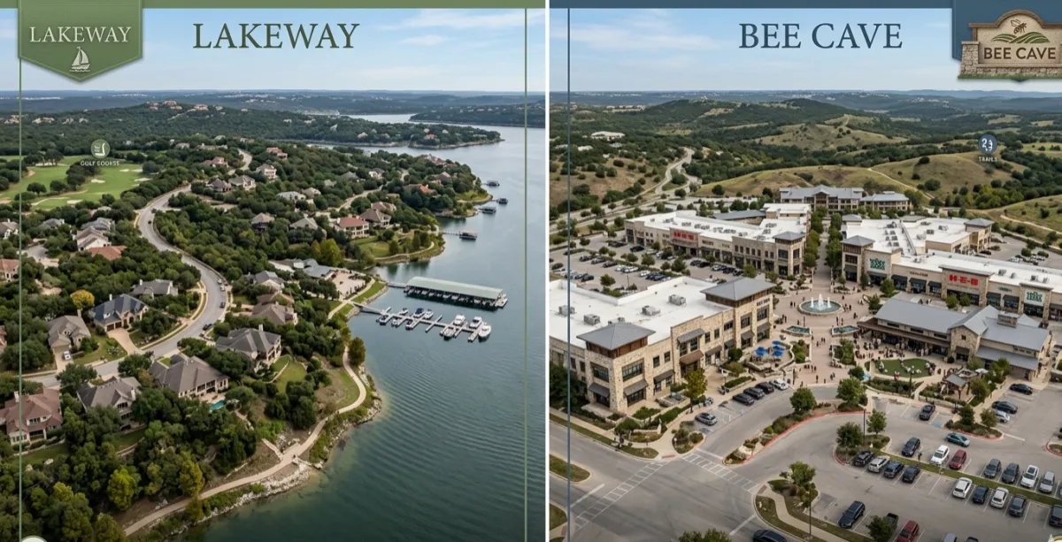 Bee Cave vs Lakeway: 2026 property taxes and true cost-of-ownership breakdown.
