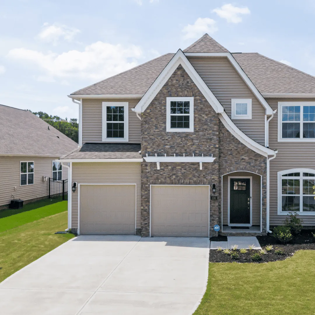 Professional house washing restoring home's exterior appearance.