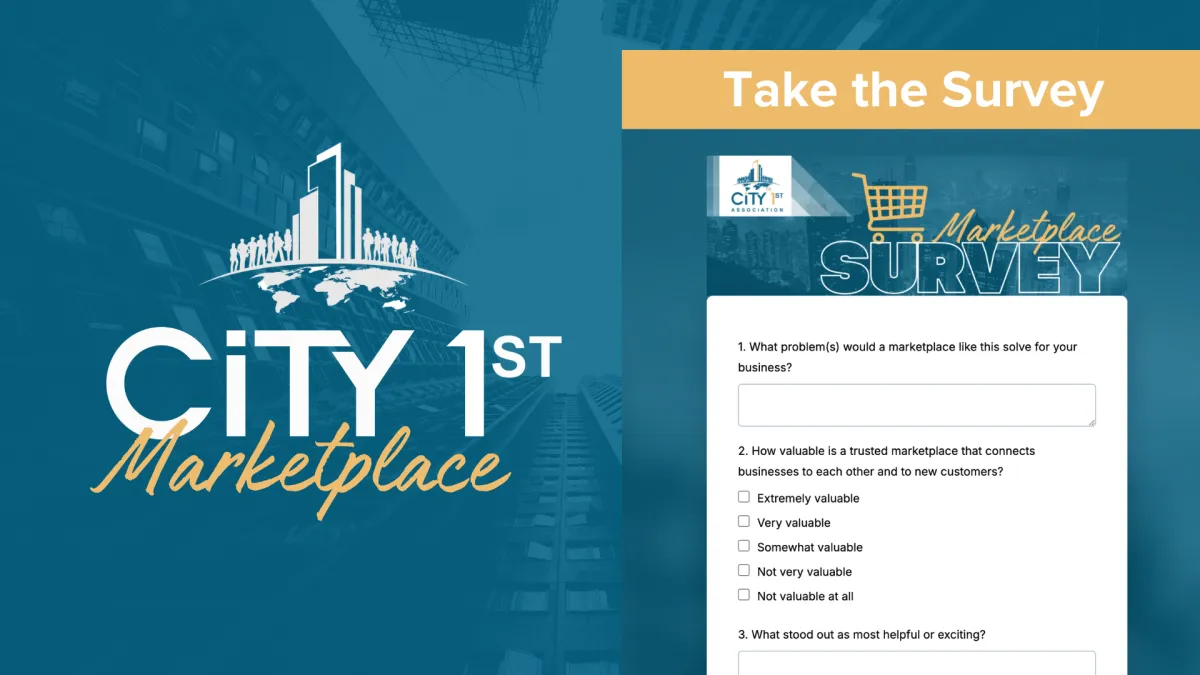 A close-up of two hands, one older and one younger, gently clasped over a table with soft natural light, symbolizing intergenerational support and community care. The background is softly blurred in warm neutral tones.