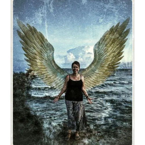 Sabrina With Angel Wings