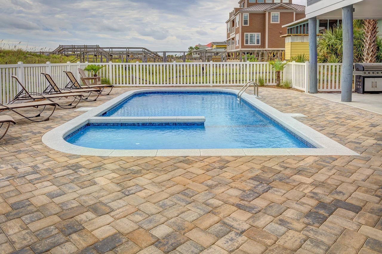 Outdoor patio and pool decks by Tampa Best Floors