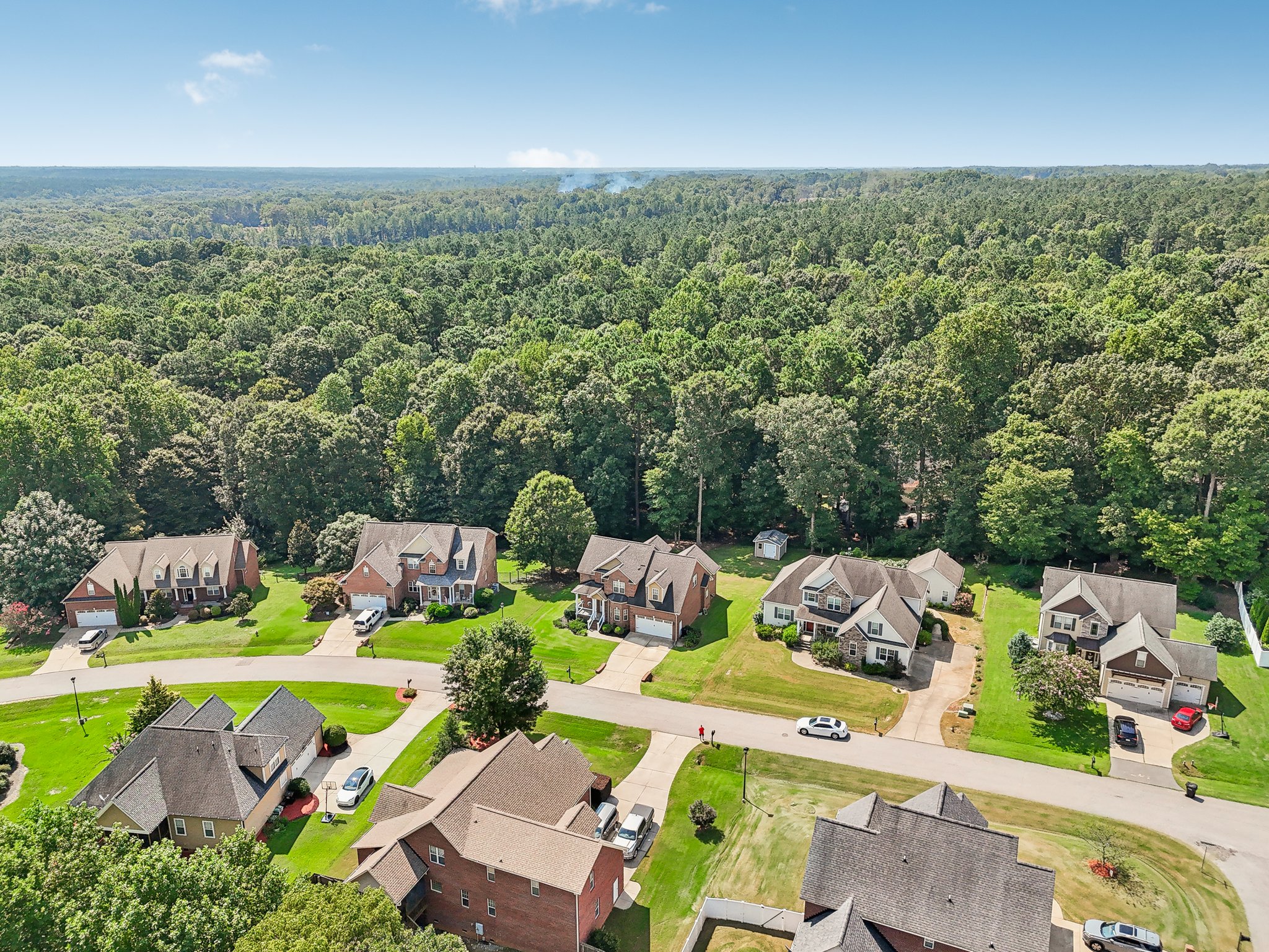 Drone of Neighborhood Clayton NC