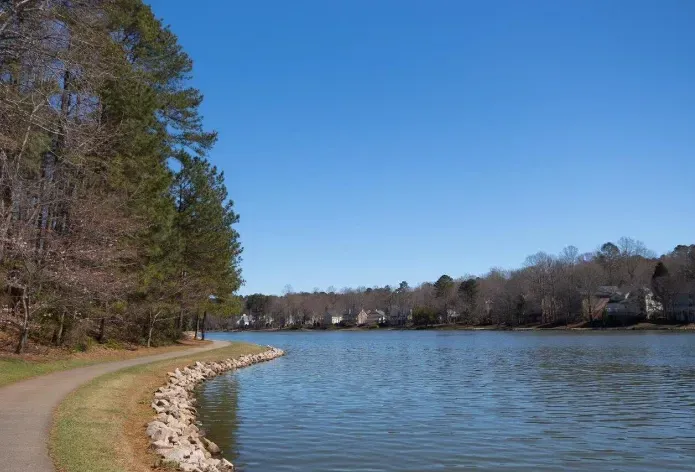Lake view LochmereNeighborhood Cary NC