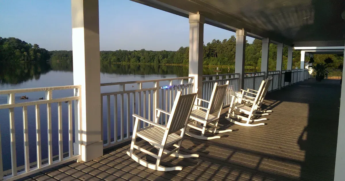 Bass Lake view from clubhouse