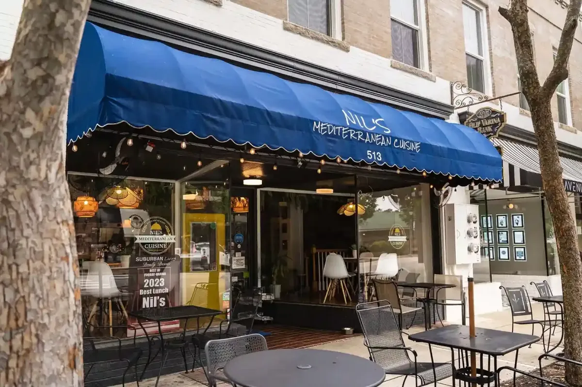 Exterior of Nl's Mditerranean Restaurant Fuquay-Varina, NC